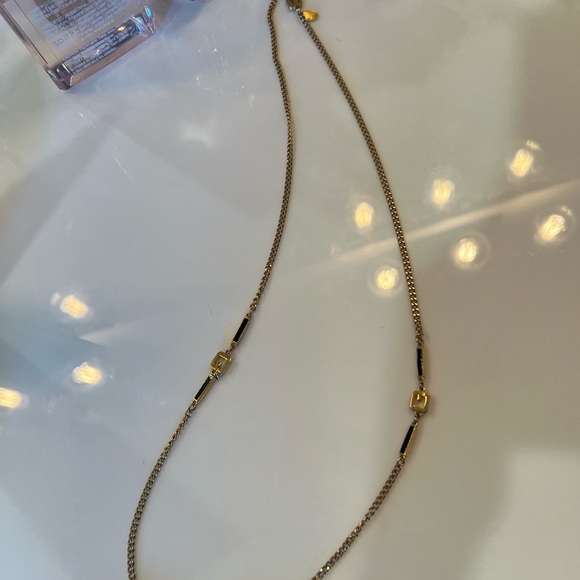 Givenchy Chic Gold-Tone Double Chain Necklace - Picture 5 of 5